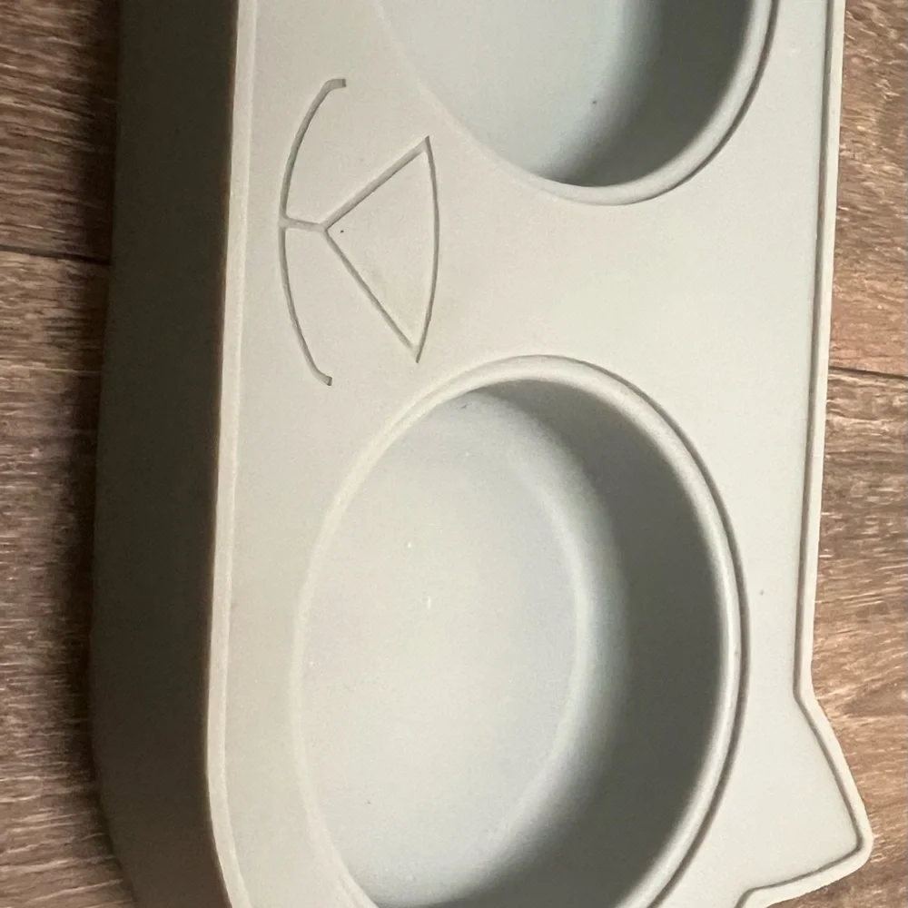 EveryYay Better Together Cat Face Double Silicone Diner for Cats